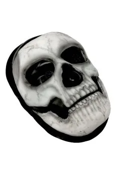 Self-Adhering Skeleton Costume Mask With Separate Jaw Piece 12 Self-Adhering Skeleton Costume Mask With Separate Jaw Piece -Halloween Costumes Outlet Store self adhering skeleton mask with separate jaw pc alt 4