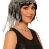 Silver Beaded Headpiece