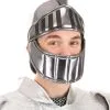 Silver Knight Soft Costume Helmet Accessory