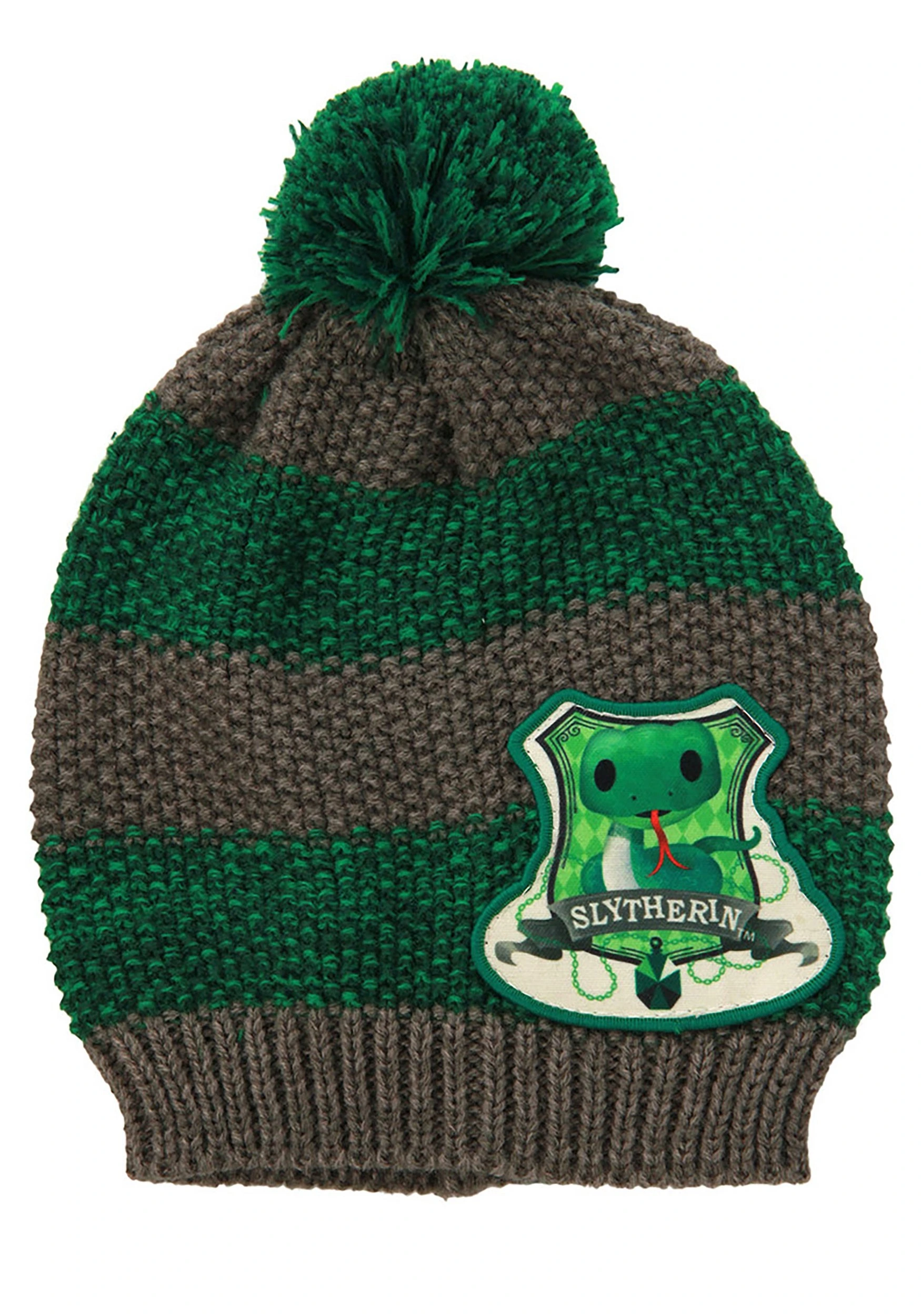 Slytherin | Toddler Knit Beanie 5 Slytherin | Toddler Knit Beanie - Image 3