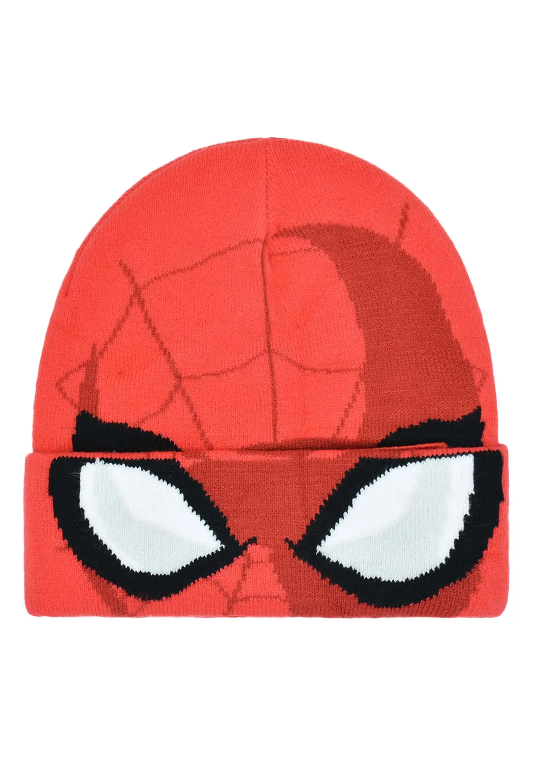 Roll Down Spiderman Knit Beanie 3 Roll Down Spiderman Knit Beanie