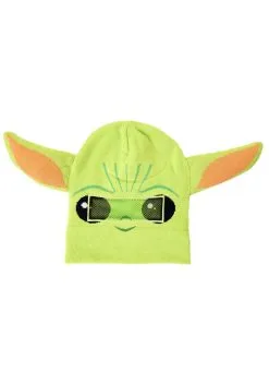 Mandalorian The Child Flip-Down Beanie -Halloween Costumes Outlet Store star wars mandalorian the child flip down beanie alt 3