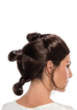 Star Wars Rey Wig For Adults -Halloween Costumes Outlet Store star wars rey adult wig 1