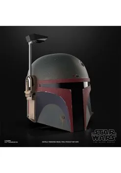 Star Wars The Black Series Boba Fett (Re-Armored) Premium Electronic Prop Helmet Replica -Halloween Costumes Outlet Store star wars the black series boba fett re armored alt 3