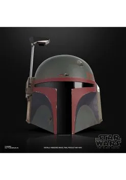 Star Wars The Black Series Boba Fett (Re-Armored) Premium Electronic Prop Helmet Replica -Halloween Costumes Outlet Store star wars the black series boba fett re armored alt 4