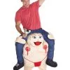 Stripper Piggyback Men's Costume