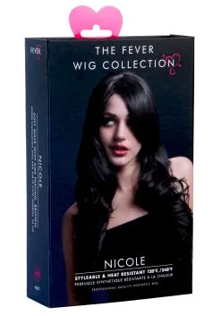 Styleable Fever Nicole Brown Wig -Halloween Costumes Outlet Store styleable fever nicole brown wig front