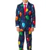Boys Confetti Balloons Navy Suitmeister Suit