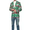 Suitmeister Christmas Green Nordic Men's Blazer