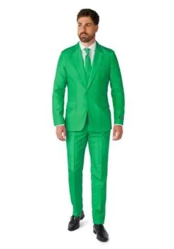 Suitmeister Solid Green Suit For Men
