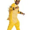 Super Mario Bros Bowser Hooded Jumpsuit Costume For Kids