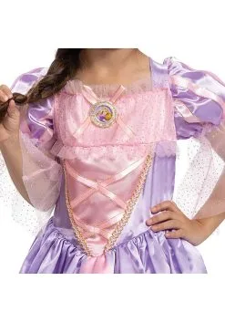 Disney Tangled Girl's Deluxe Toddler Repunzel Costume -Halloween Costumes Outlet Store tangled deluxe toddler repunzel costume alt 2