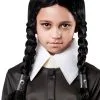 The Adams Family 2 Wednesday Wig With Braids For Kid's 2 The Adams Family 2 Wednesday Wig With Braids For Kid's -Halloween Costumes Outlet Store the adams family 2 wednesday child wig with braids