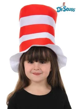 The Cat In The Hat Felt Stovepipe Costume Accessory For Kids