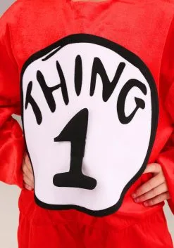Thing 1 & Thing 2 Toddler Costume -Halloween Costumes Outlet Store thing 1 thing 2 toddler costume alt 3