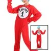 Thing 1 And Thing 2 Adult Costume -Halloween Costumes Outlet Store thing 12 adult costume