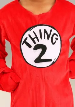 Deluxe Thing 1&2 Toddler's Costume -Halloween Costumes Outlet Store thing 12 deluxe toddler costume alt 4