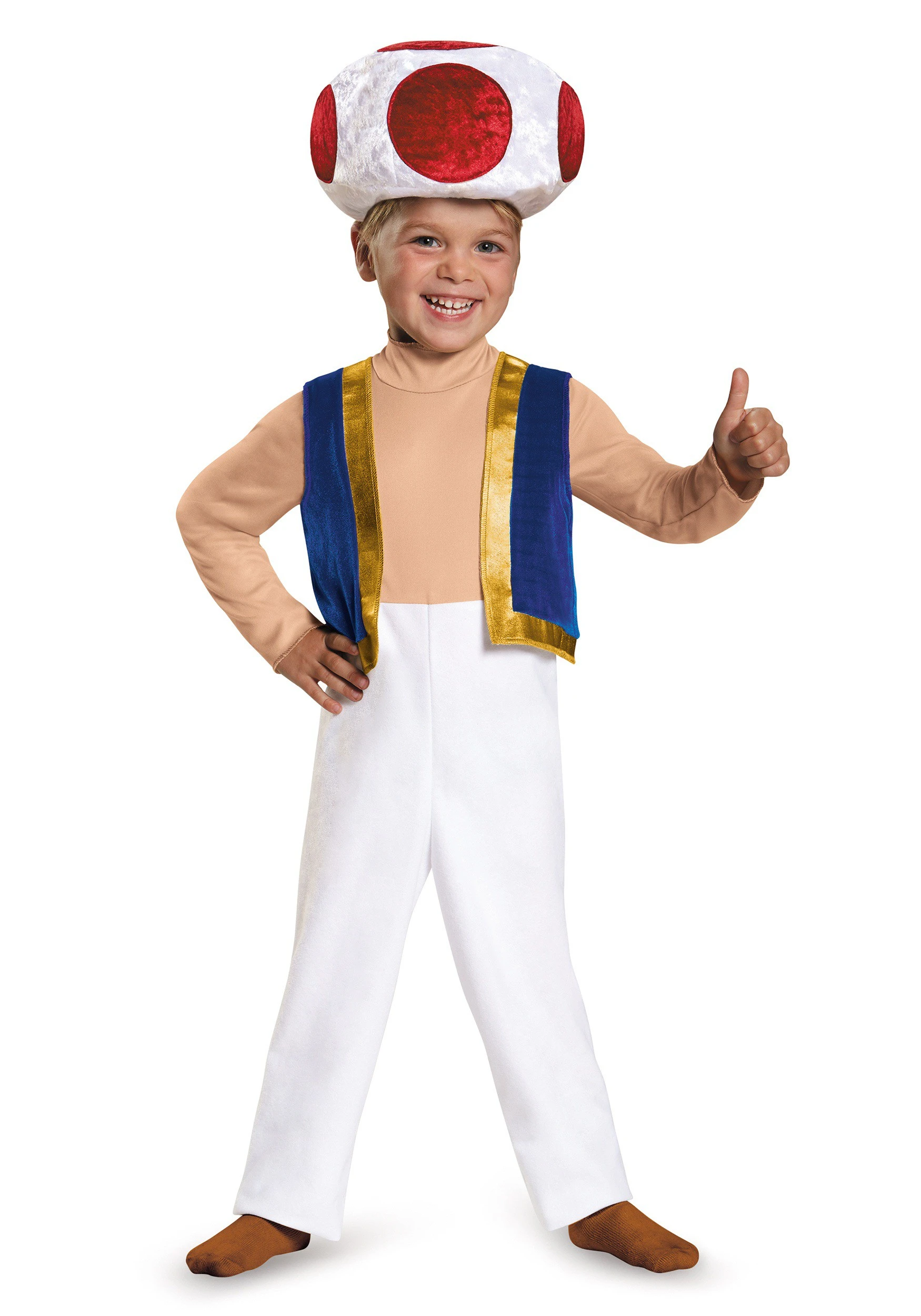 Super Mario Toad Toddler Costume 3 Super Mario Toad Toddler Costume