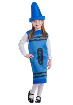 Blue Crayon Costume For Toddlers