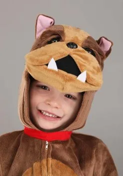 Toddler Bulldog Costume -Halloween Costumes Outlet Store toddler bulldog costume alt 2