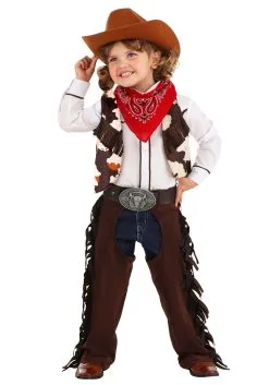 Cowgirl Chaps Costume For Toddlers
