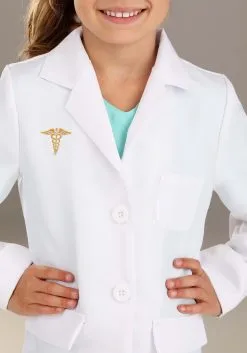 Girl's Doctor Costume For Toddlers -Halloween Costumes Outlet Store toddler doctor costume alt 2