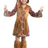 Toddler Peace & Love Hippie Girl's Costume