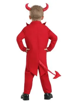 Toddler Devil Suit Red Costume -Halloween Costumes Outlet Store toddler red devil suit costume alt 1