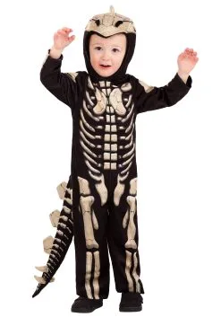 Stegosaurus Fossil Costume For Toddlers -Halloween Costumes Outlet Store toddler stegosaurus fossil costume alt 2