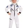 White Astronaut Jumpsuit Costume For Toddlers