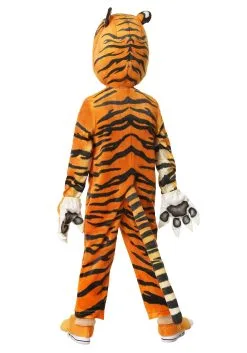 Toddler Realistic Tiger Costume -Halloween Costumes Outlet Store toddlers realistic tiger costume back