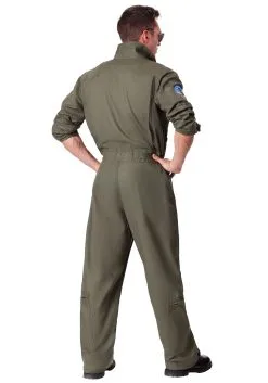 Mens Top Gun Flight Suit Costume -Halloween Costumes Outlet Store top gun mens flight suit alt 5