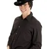 Men's Black Top Hat Costume Accessory