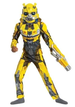 Kid's Transformers Rise Of The Beasts Bumblebee Costume -Halloween Costumes Outlet Store transformers rise of the beasts child bumblebee co alt 1