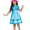 Trolls World Tour Girl's Classic Poppy Costume