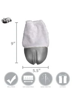 Silver Unicorn Costume Front Hooves 11 Silver Unicorn Costume Front Hooves -Halloween Costumes Outlet Store unicorn costume front hooves silver alt 4