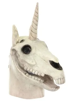 Unicorn Skull Mouth Mover Mask -Halloween Costumes Outlet Store unicorn skull mouth mover mask alt 1