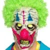 UV Black Light Clown Adult Mask With Wig 2 UV Black Light Clown Adult Mask With Wig -Halloween Costumes Outlet Store uv black light clown mask with wig