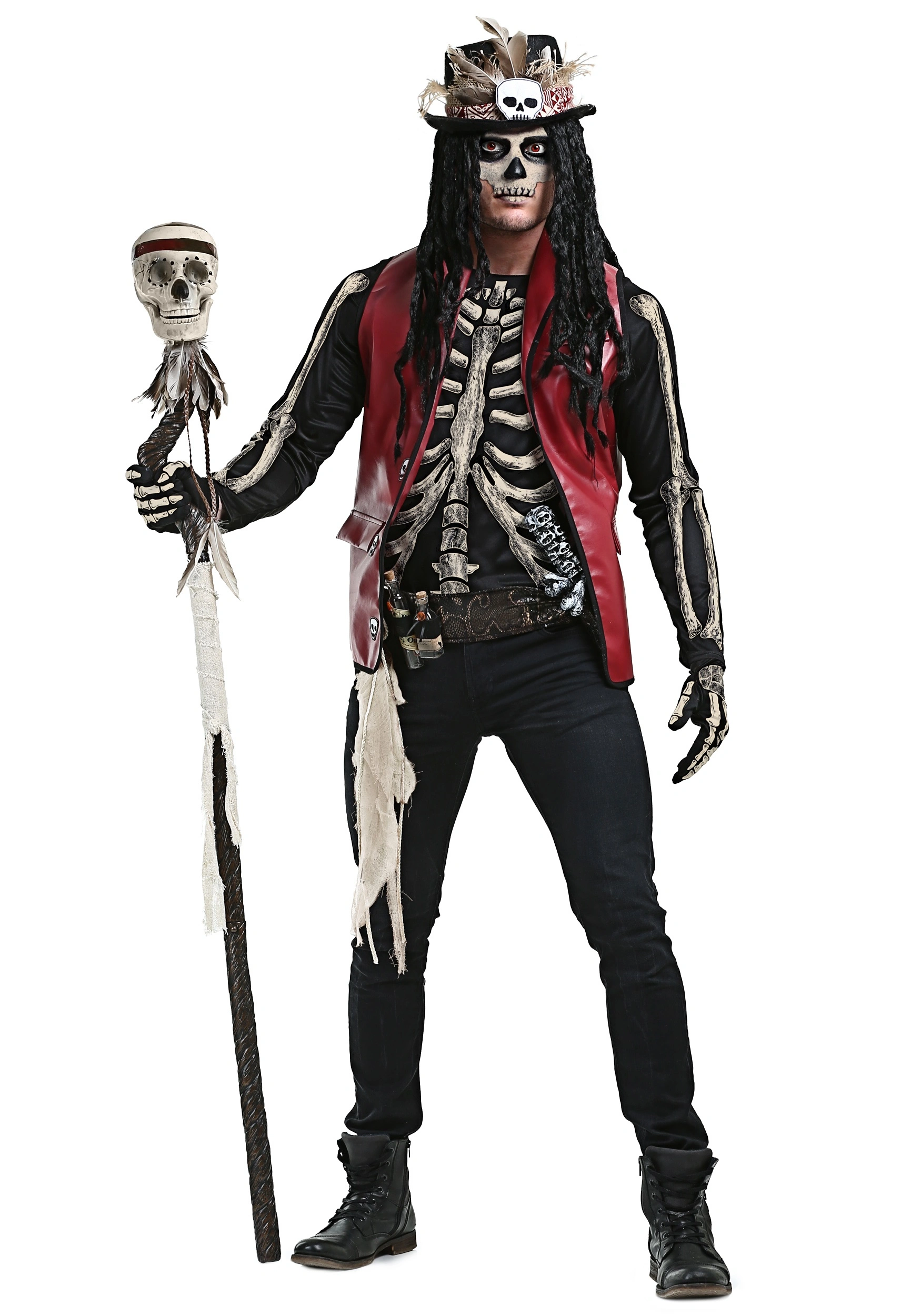 Voodoo Doctor Men's Costume 3 Voodoo Doctor Men's Costume