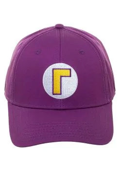 Waluigi Flex Fit Cap -Halloween Costumes Outlet Store waluigi flex fit cap alt 1