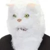 Mouth Mover White Cat Mask 2 Mouth Mover White Cat Mask -Halloween Costumes Outlet Store white cat mouth mover mask