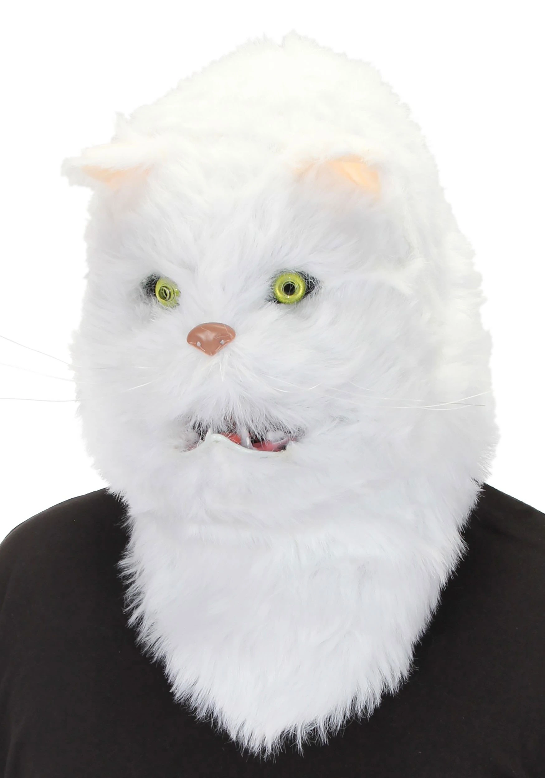 Mouth Mover White Cat Mask 3 Mouth Mover White Cat Mask
