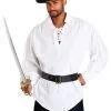 White Pirate Shirt 2 White Pirate Shirt -Halloween Costumes Outlet Store white pirate shirt