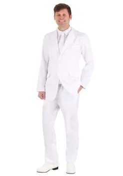Men's White Suit Costume -Halloween Costumes Outlet Store white suit mens costume alt 1