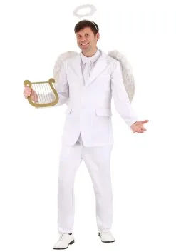 Men's White Suit Costume -Halloween Costumes Outlet Store white suit mens costume alt 5