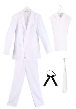 Men's White Suit Costume -Halloween Costumes Outlet Store white suit mens costume alt 8