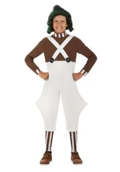 Willy Wonka Oompa Loompa Costume For Kids