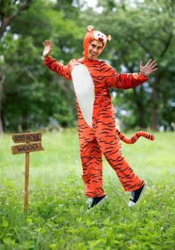 Deluxe Winnie The Pooh Tigger Costume For Adults