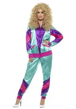 Ladies 80's Tracksuit Costume