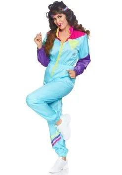 Womens Awesome 80s Ski Suit Costume -Halloween Costumes Outlet Store womens awesome 80s ski suit costume alt 3